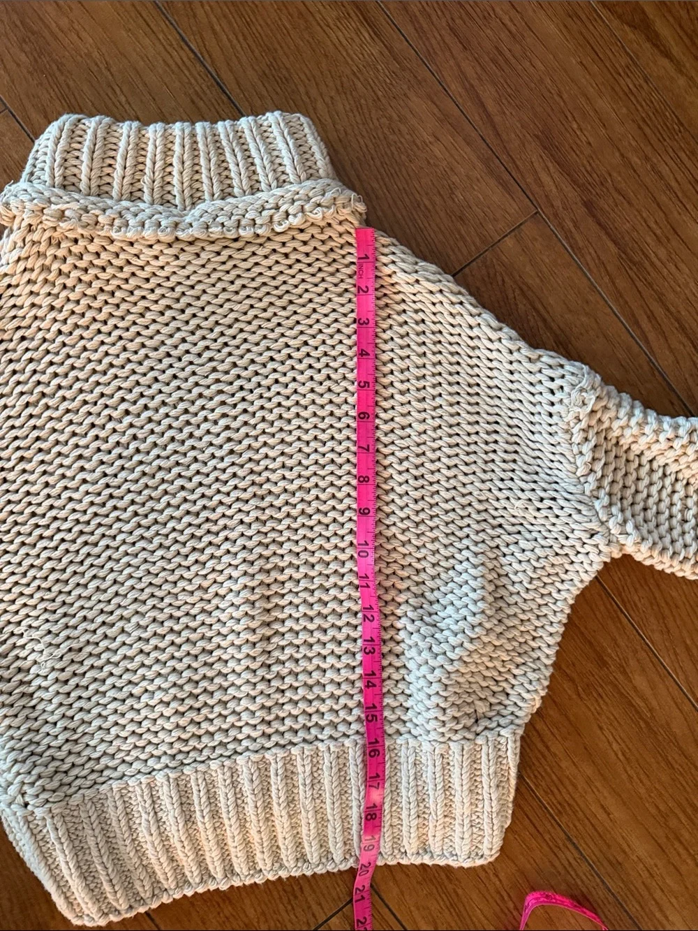 Free People My Only Sunshine Chunky Knit Sweater- size XS
